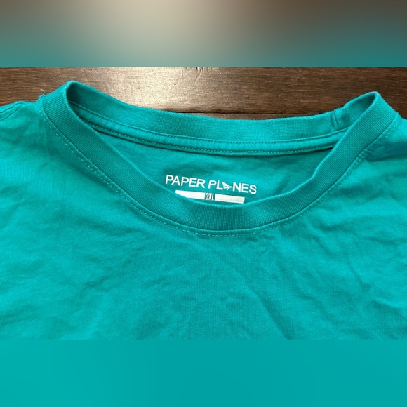 Men’s Paper Planes Greatness Is A Process Jay-Z Blue Teal/White T-Shirt- 3XL - Picture 7 of 11